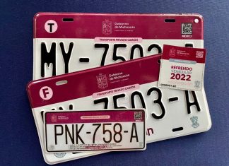 Placas para #Michoacán desde $358 pesos aseguró Alfredo Ramírez Bedolla