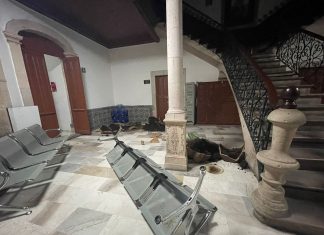 Alfredo Ramírez Bedolla actuará legalmente en contra de comuneros que dañaron oficinas de gobernación