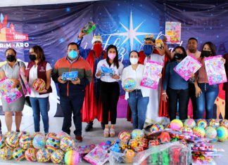 DIF Tarímbaro festeja Día de Reyes con niñas y niños de escasos recursos