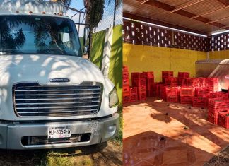 #FGE asegura inmueble relacionado en conductas ilícitas y recupera camión que transportaba #aguacate