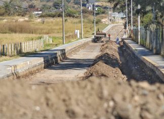 Avanza rehabilitación de concreto y alumbrado en la Av. Erandeni de Tarímbaro