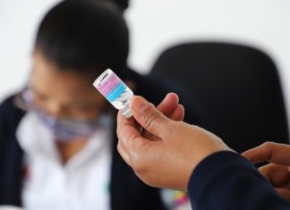 Registra vacunación contra la influenza avance del 77.30 por ciento en todo el sector salud