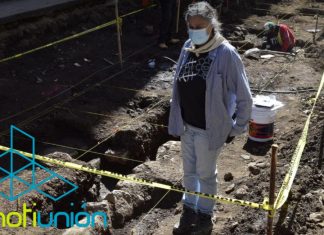 En #Pátzcuaro encuentran vestigios mientras realizaban una obra en la vía pública