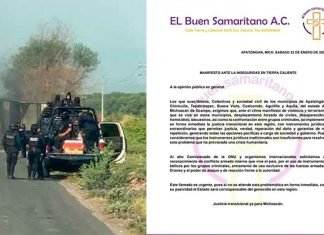 Padre Goyo y colectivos lanzan manifiesto para exigir al gobierno garantía de seguridad para Tierra Caliente en # Michoacán