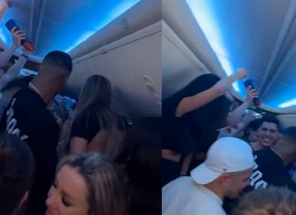 Influencers arman «fiesta Covid» en vuelo para Cancún.