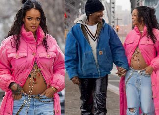 Rihanna y el rapero A$AP Rocky esperan a su primer hijo.