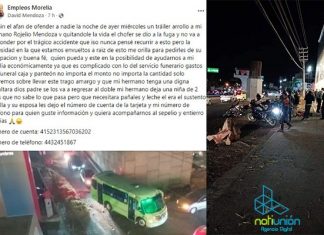 ¡Fraude! Persona pide dinero para motociclista fallecido en accidente de salida Mil Cumbres, es falso, no vayan a caer