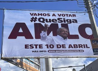 #Morelia se llena de publicidad de #AMLO en plena Veda