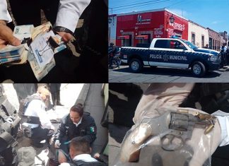 Policía de Morelia detiene a sujeto por robo y recupera fuerte suma de dinero