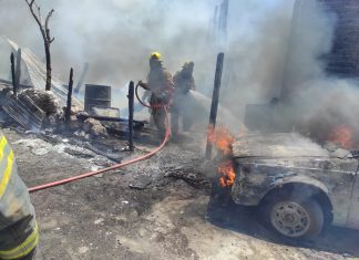 Incendio reduce a cenizas cuatro viviendas en colonia Los Ángeles al norte de #Morelia
