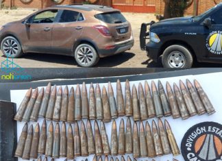 En Tiripetío, SSP aprehende a uno en posesión de 98 cartuchos útiles