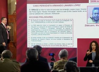 SSPC Confirma a dos presuntos responsables del asesinato del periodista michoacano Armando Linares