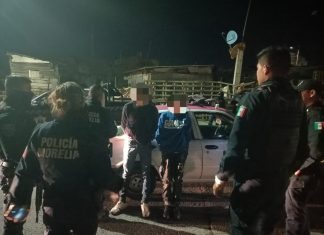 #Policía #Morelia detiene a seis personas por diversos delitos; posesión de arma de fuego, robo de vehículo y robo a tienda de conveniencia