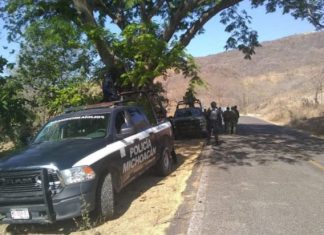 En Tierra Caliente, SSP, Sedena y GN localizan y destruyen 5 parapetos