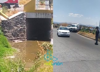 #Tarimbaro Localizan un cuerpo dentro de una bolsa flotando en un canal de aguas negras