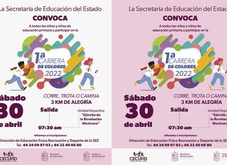 SEE invita a niñas y niños a la Primera Carrera de Colores