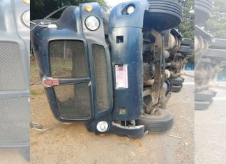 SSP auxilia a chofer accidentado, en Uruapan