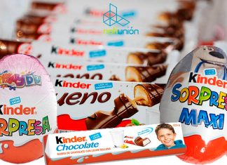 Salmonella se extiende a EU y Argentina, retiran chocolates Kinder