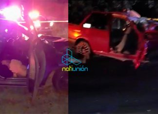 Mueren cuatro personas en un choque de frente entre dos vehículos