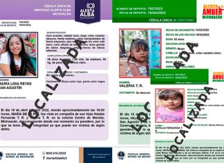 Localiza FGE a María Lidia R., y a sus dos hijas reportadas como desaparecidas en Morelia