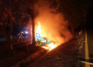 Pareja muere calcinada dentro de un vehículo en la carretera Morelia – Pátzcuaro