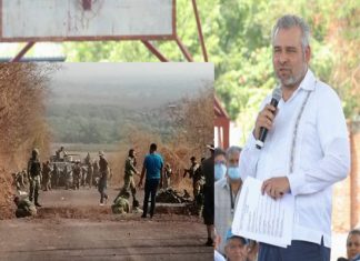 Gobernador de #Michoacán visitó por primera vez #Aguililla, «Vamos a recuperar las carreteras; ya no más dinero fácil»