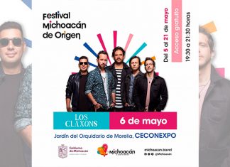 Hoy, Los Claxons en el Festival Michoacán de Origen