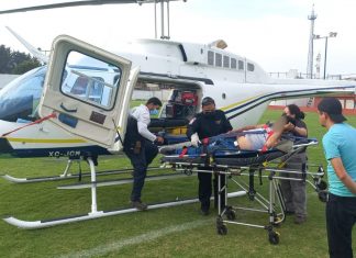 De Madero a Charo, SSP traslada a paciente politraumatizado