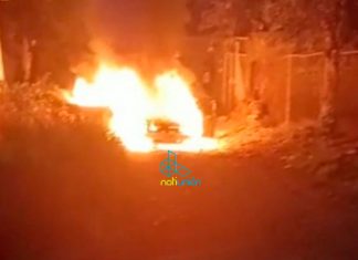 Incendian dos taxis cerca de las oficinas de la Fiscalía Regional de Uruapan