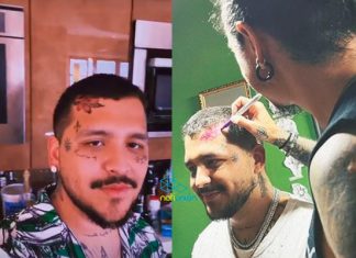 Nodal se borra el ultimo tatuaje que le quedaba de Belinda