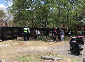 Mujer es arrollada por el tren en la colonia Indeco, resultó lesionada