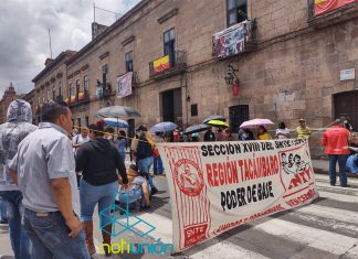 CNTE expande plantón y llega hasta San Francisco, de no tener respuesta del gobierno podrán tomar todo el centro histórico