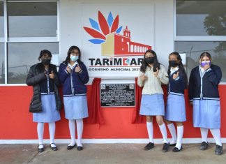 Estrenan el aula de clases de la secundaria 16 de Galaxia en Tarímbaro