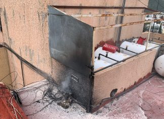 Por alguna falla explota línea de llenado de gas en un edificio de departamentos