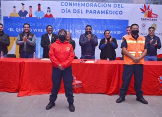 Reconoce Gobierno de Tarímbaro labor de paramédicos en su día