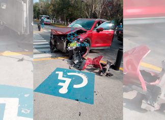 Chocan dos vehículos en el Boulevard García de León