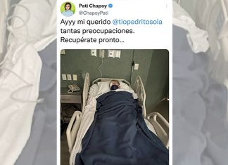 Alarma foto que circula de Pedrito Sola en el hospital