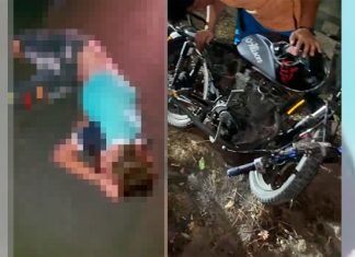Joven motociclista choca contra un muro de contención cuando jugaba carreras