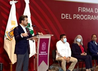 Gobierno de Michoacán firma convenio de IMSS-BIENESTAR