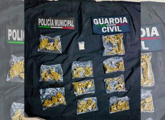 Durante acciones del Blindaje Zamora, SSP y Policía Municipal aseguran a dos en posesión de drogas y motocicleta