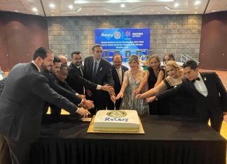 Abotonamiento de nuevos presidentes y coronación de reinas del Club Rotary del periodo 2022 – 2023