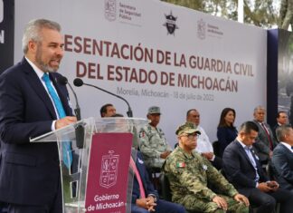 Con presentación de Guardia Civil, inicia transformación de la seguridad en Michoacán: Bedolla