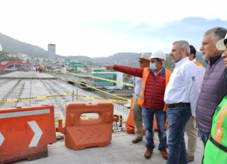 Supervisa Bedolla obra del distribuidor vial de la Salida a Mil Cumbres