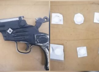 En Blindaje Zamora, SSP y Policía Municipal aseguran arma de fuego y pastillas psicotrópicas; hay un detenido