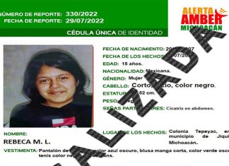 Localiza Fiscalía General a adolescente reportada como desaparecida en Jiquilpan; desactiva Alerta Amber