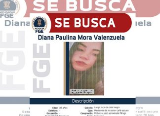 #FGE ofrece recompensa para la detención de Diana Paulina Mora Valenzuela, presunta responsable del Secuestro Agravado de una mujer en José Sixto Verduzco