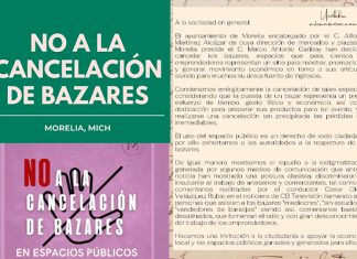 Tras comentario de conductor de noticias, Ayuntamiento cancela bazares en #Morelia