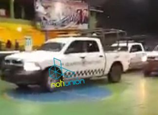 Comuneros retienen seis camionetas de la Guardia Nacional y a sus elemento, exigen la liberación de los 164 detenidos