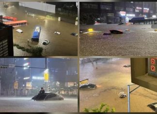 Al menos 8 muertos en Corea del Sur por las fuertes lluvias