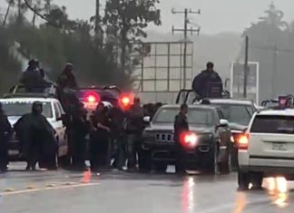 Operativo de la Guardia Civil logra más de 100 detenciones por bloqueos en Uruapan Y Salvador Escalante